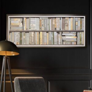 Bristow Wooden Box Office Wall Art In Grey Frame